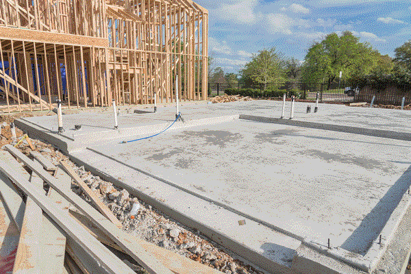 Slab foundation installation by Garver's Construction Services in Pasadena and Severna Park, MD.<br />
